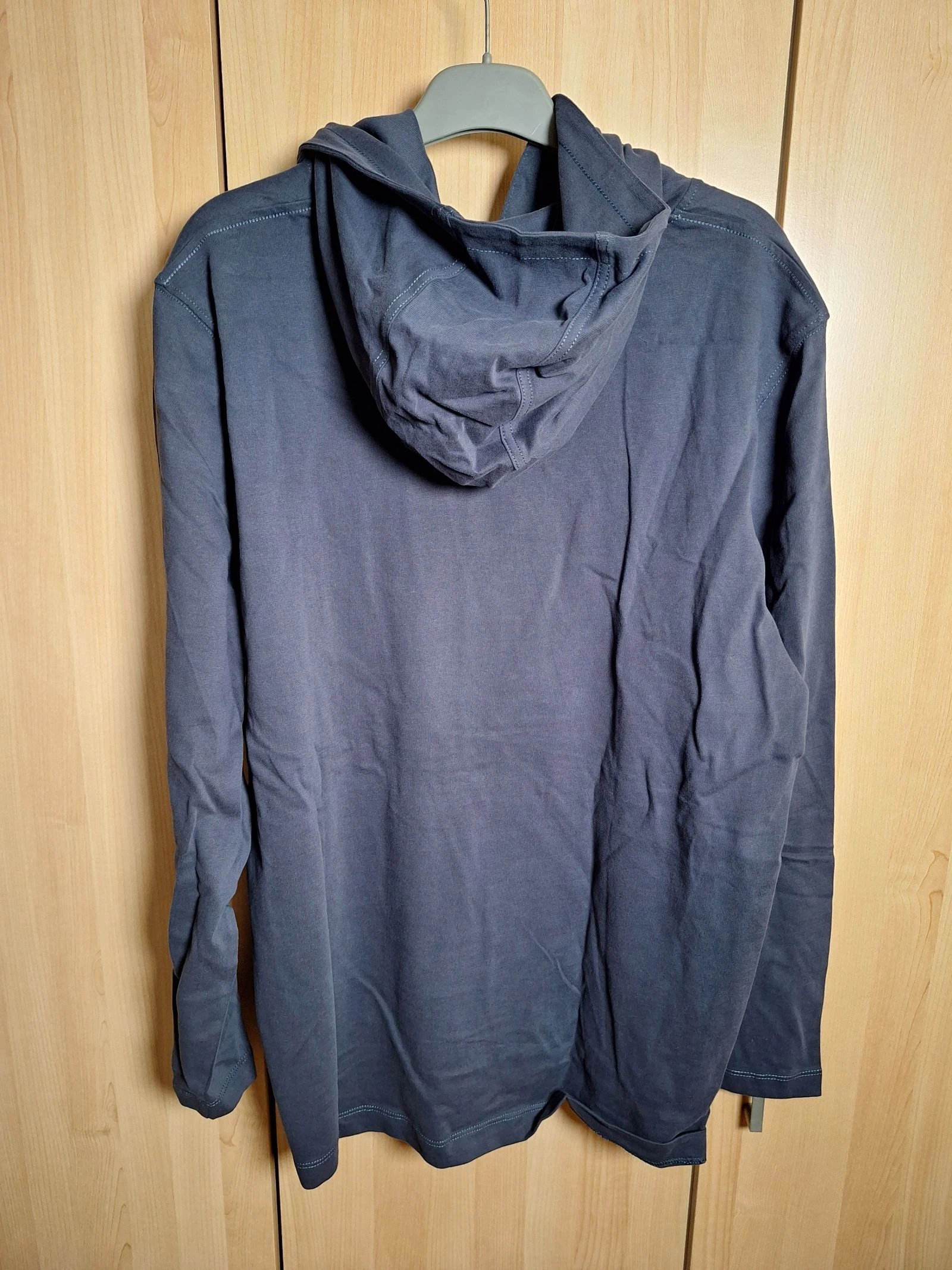 Moletom leve com capuz Soliver azul noite novo com etiqueta tamanho xxl – photo 3